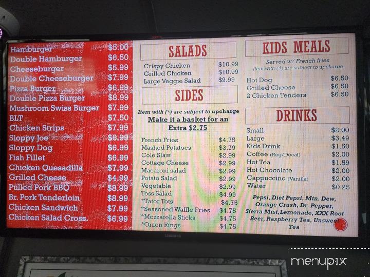 Wana-Cup Restaurant - Shipshewana, IN menu_pic