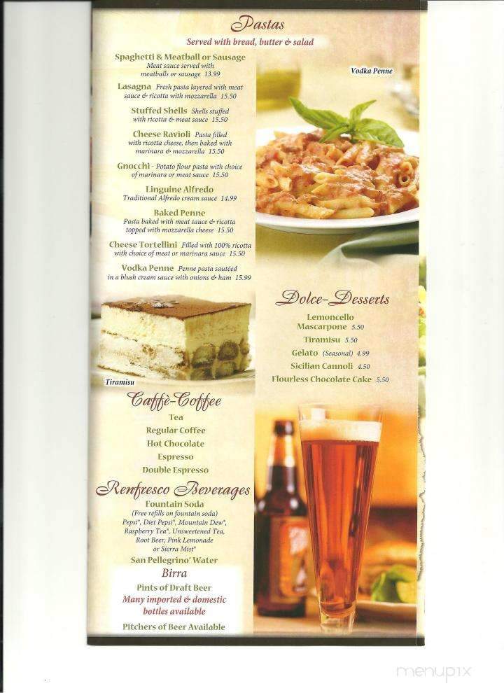 Vincenzo's Italian Cuisine - Williamsport, PA menu_pic
