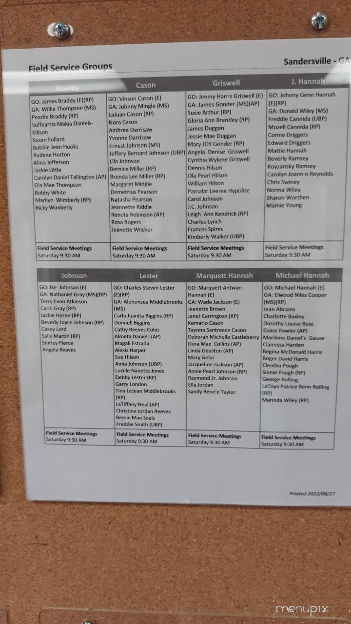 Great Wall Chinese Restaurant - Sandersville, GA menu_pic