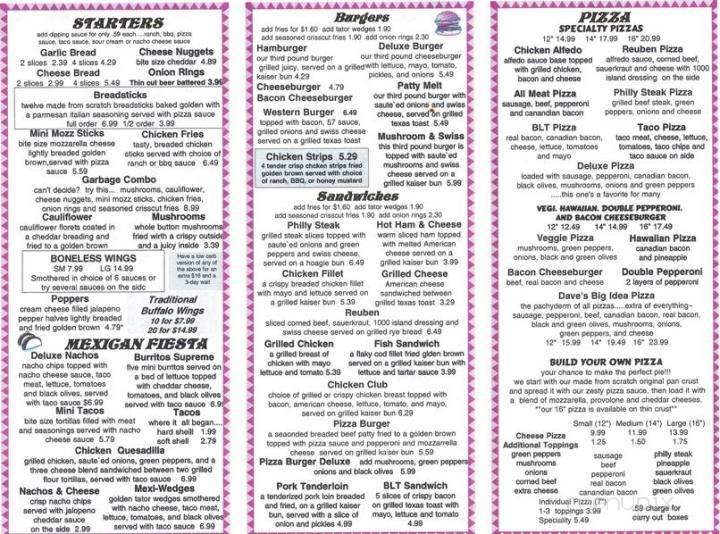 Pizza Factory - Epworth, IA menu_pic