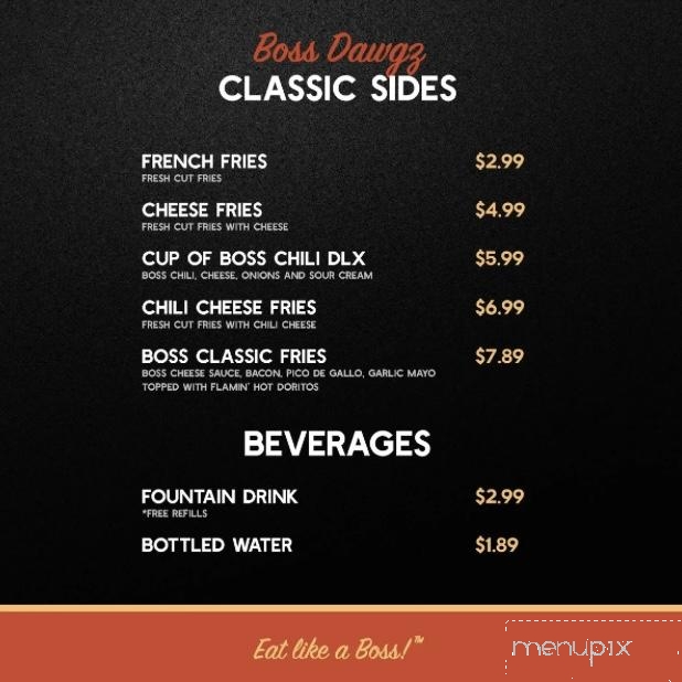 Boss Dawgz - Lisle, IL menu_pic