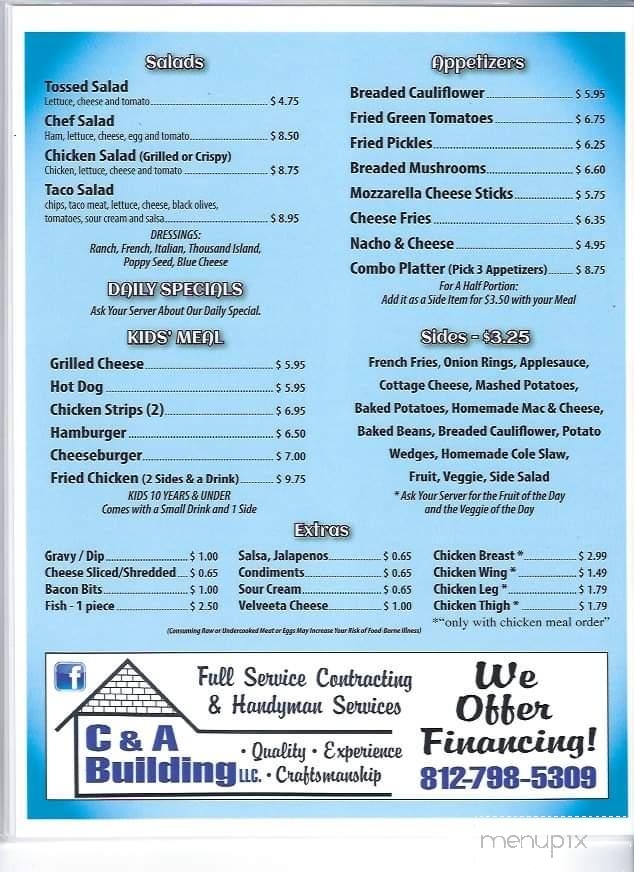 Jacks Place - Jasonville, IN menu_pic