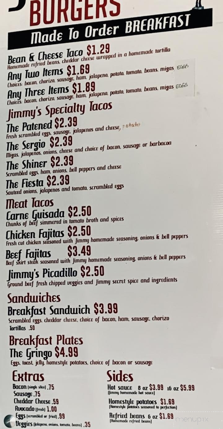 Jimmy Burgers - Pipe Creek, TX