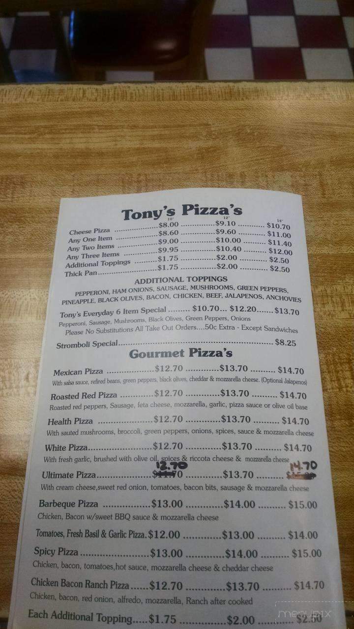 Tony's Pizza - Boulder City, NV