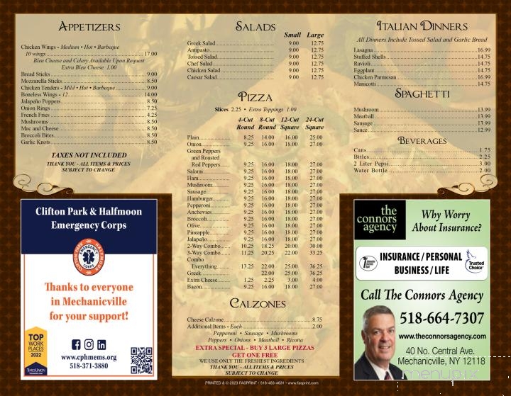 Mechanicville House Of Pizza - Mechanicville, NY