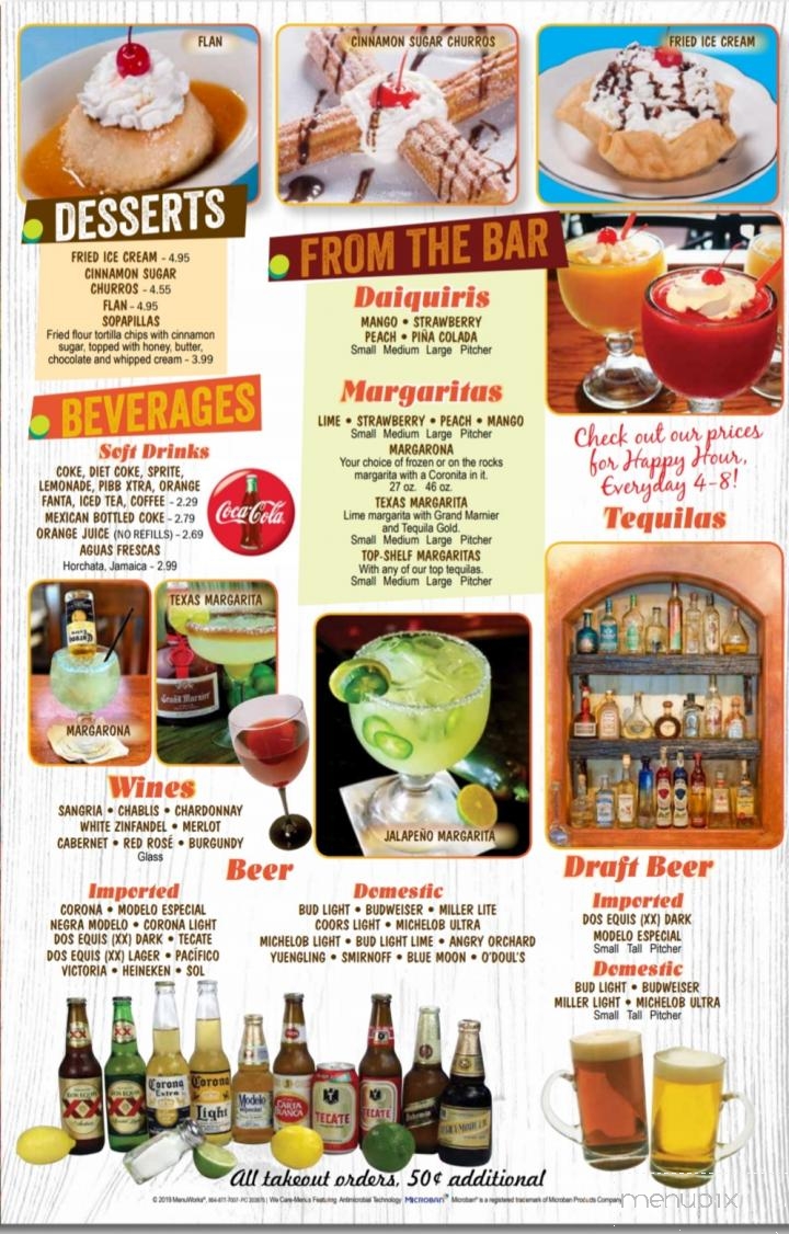 El Jalapeno - Summerville, SC menu_pic