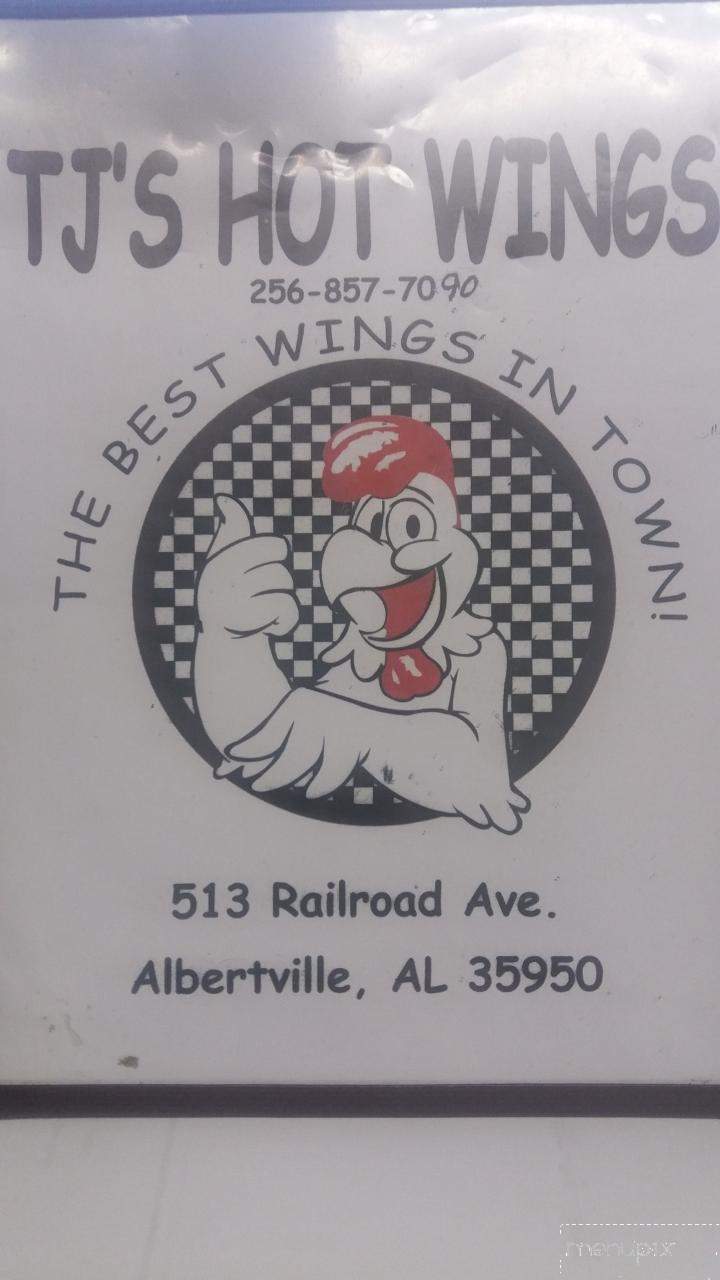 TJ's Hot Wings - Albertville, AL menu_pic