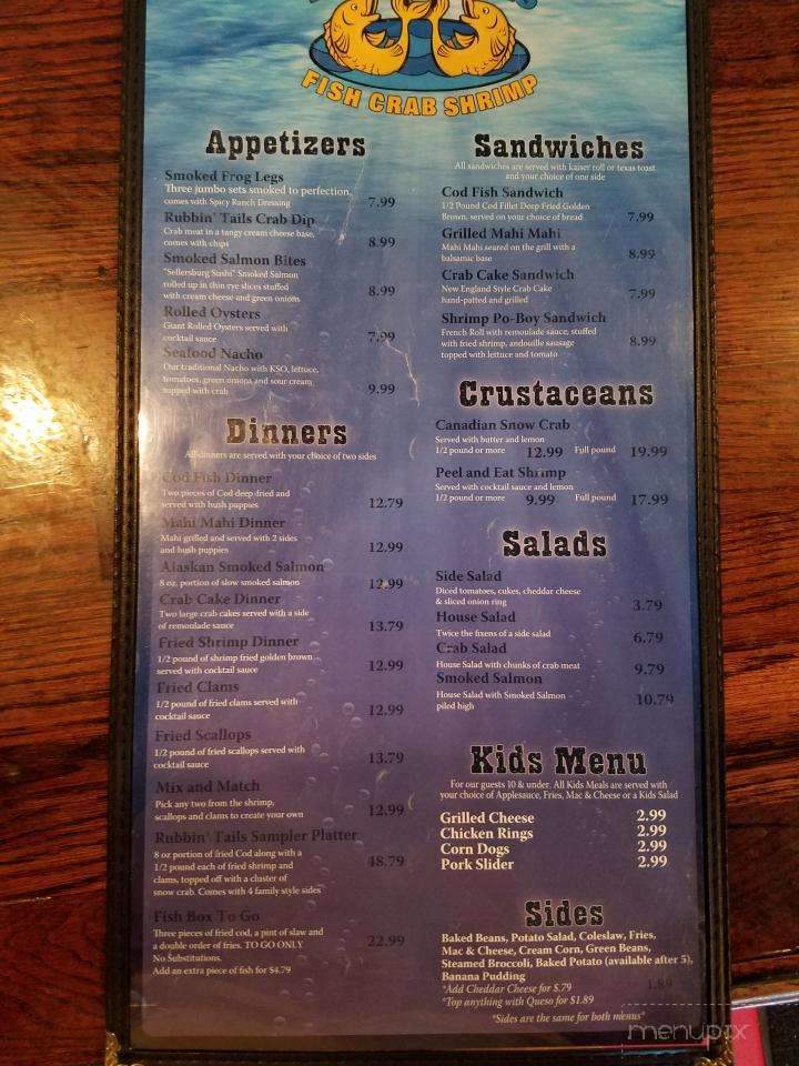 Rubbin' Butts BBQ - Sellersburg, IN menu_pic