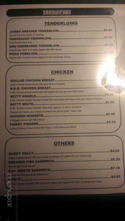 Jimmy's Pizza Lounge - Wataga, IL menu_pic