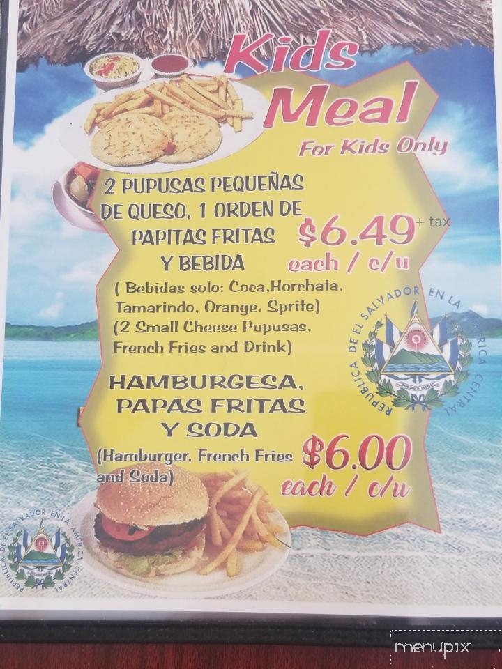 Las Champas 12 - Los Angeles, CA menu_pic