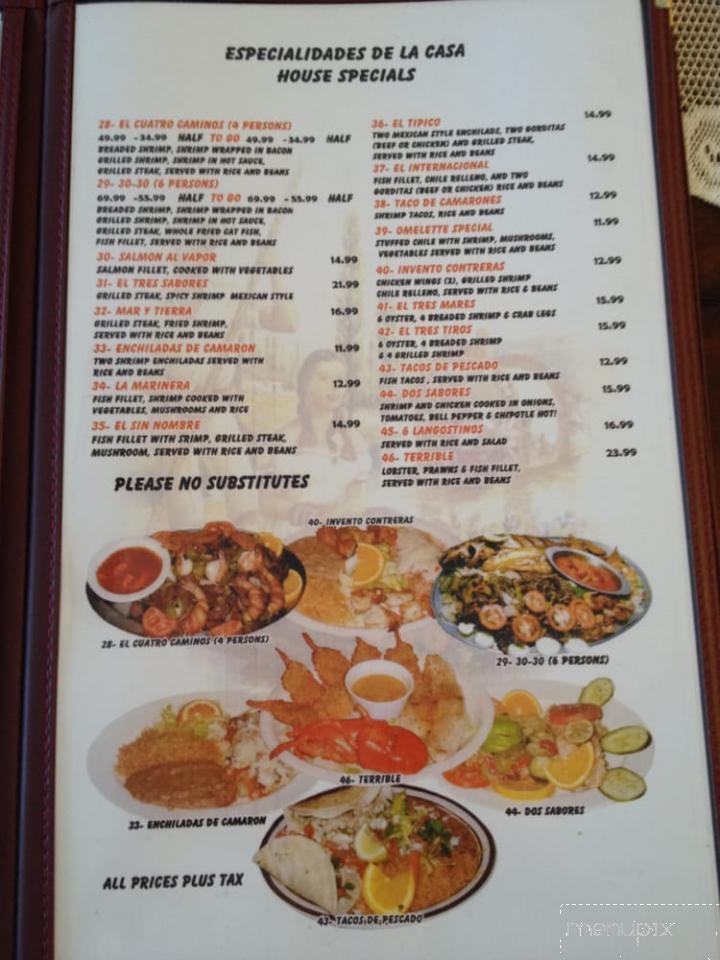 Lo Mejor De Jalisco - Santa Maria, CA menu_pic