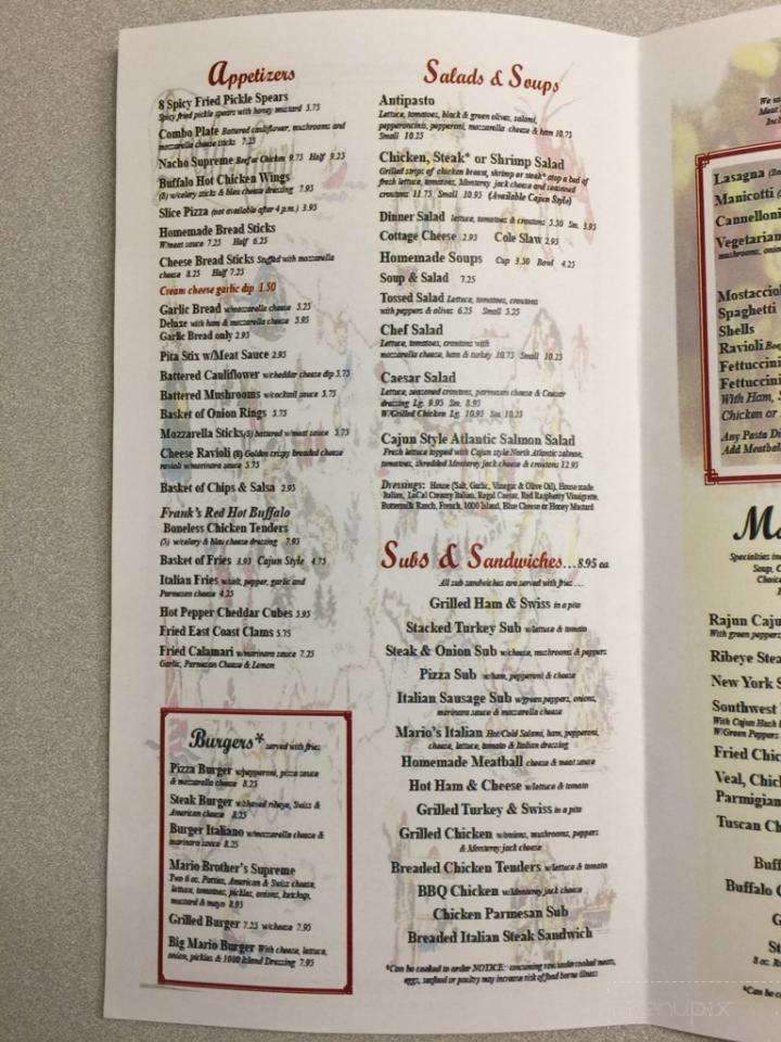 Mario's Restaurant & Pizzeria - Flint, MI