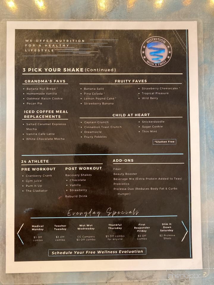 Nutrition With A Twist - Garland, TX menu_pic