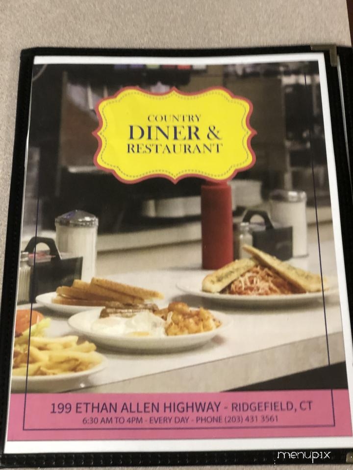 Country Diner - Ridgefield, CT menu_pic