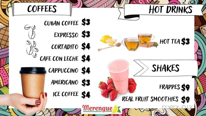 Merengue Restaurant - Hollywood, FL menu_pic