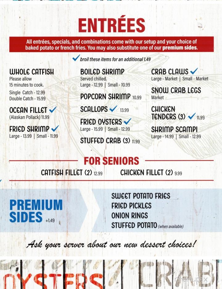 Catfish House - Millbrook, AL menu_pic