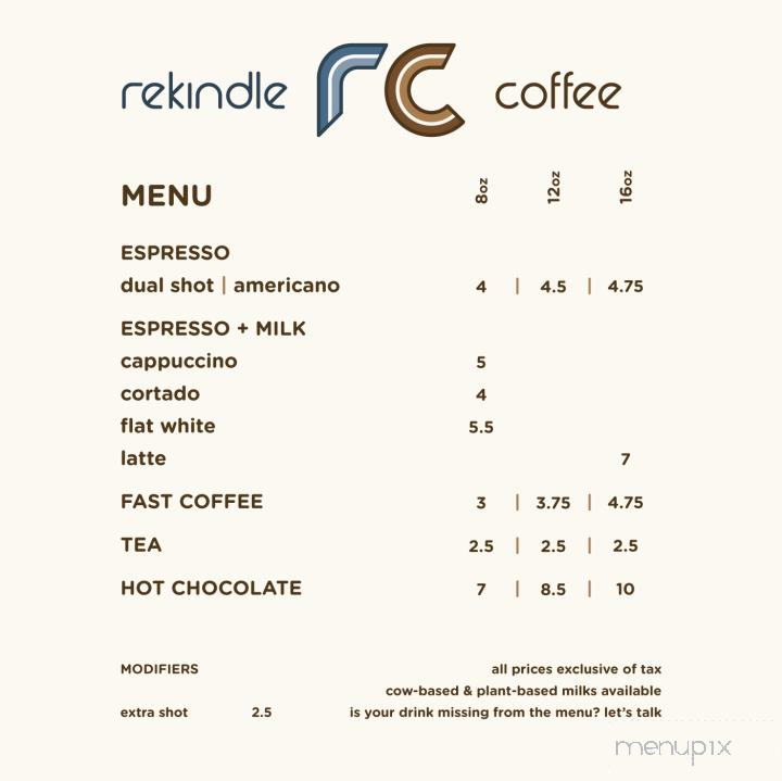 Rekindle Coffee Bar - Chatham, ON