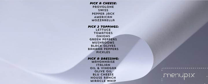 Vinnie's Pizzeria - Findley Lake, NY menu_pic