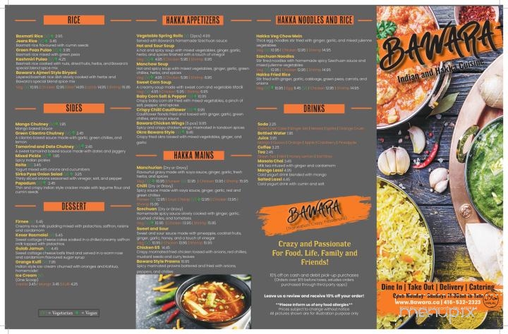 Bawara - Toronto, ON menu_pic