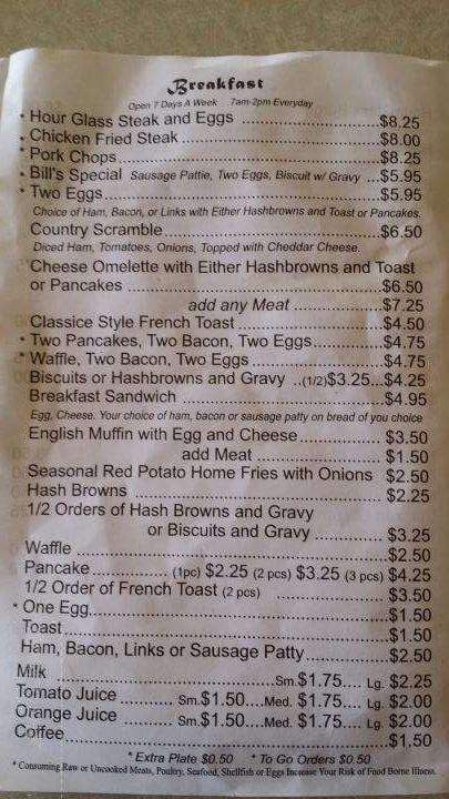 Hour Glass Pub & Eatery - Portland, OR menu_pic