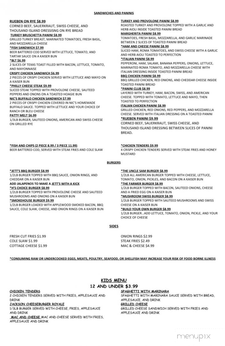 Bistro 217 - Galion, OH menu_pic