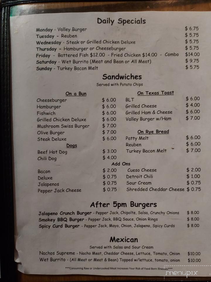 Two J's Incorporated - Nashville, MI menu_pic