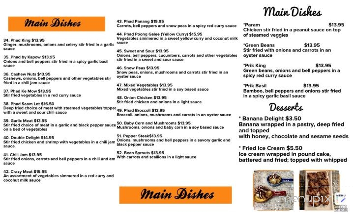 Thai House - Sebring, FL menu_pic