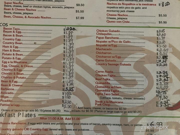 Benjamin's Kitchen - Von Ormy, TX menu_pic