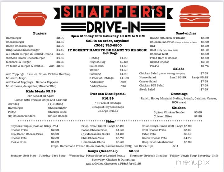 Shaffer's Drive-In - Milton, WV
