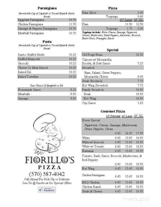 Fiorillo's Pizza Ristorante - Clarks Summit, PA