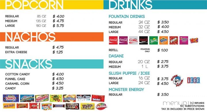 Flippers Cinema & Arcade - Hollywood, FL menu_pic