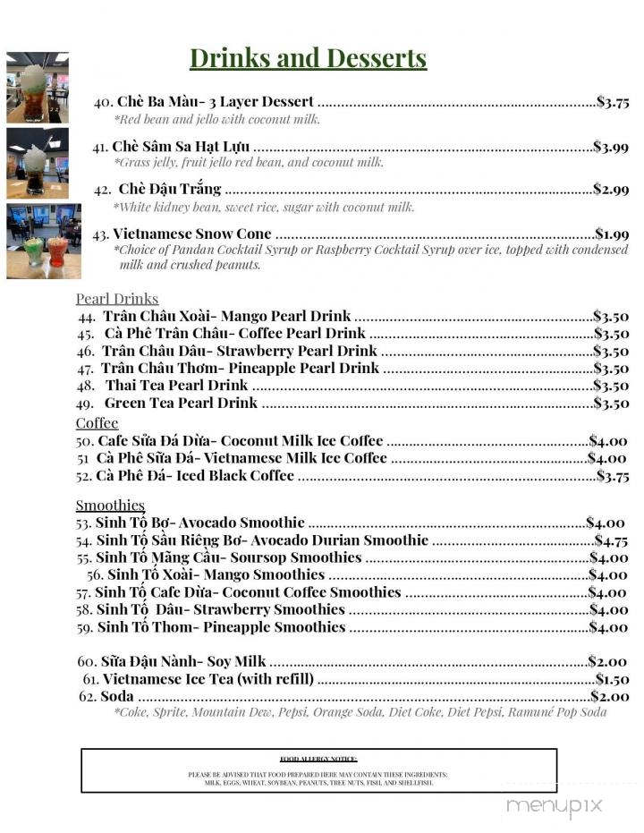 Saigon Kitchen - Burlington, VT menu_pic