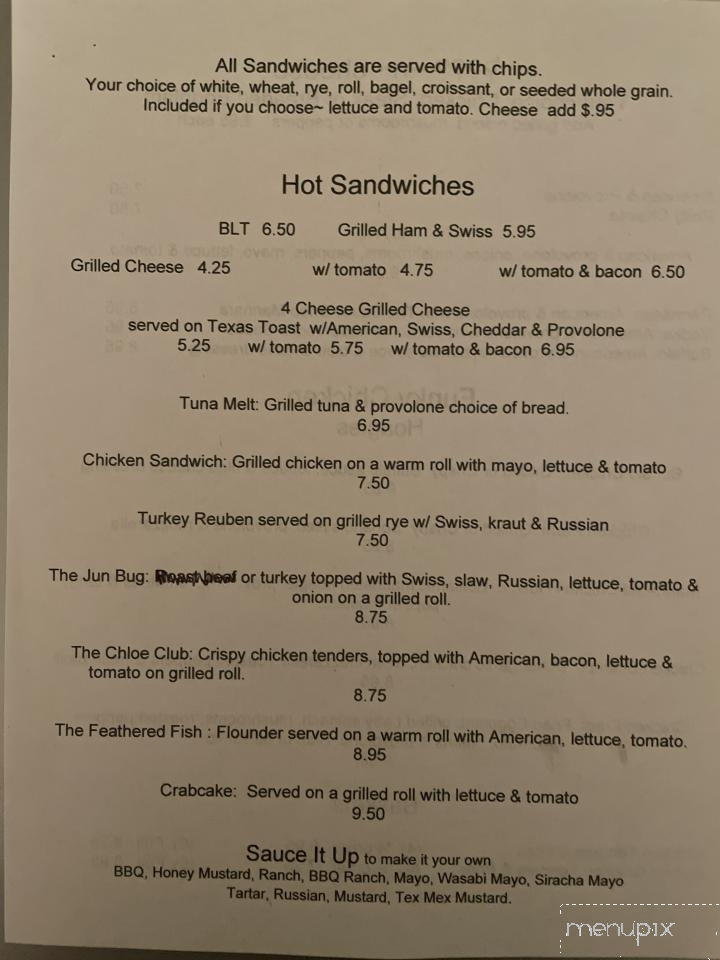 Cafe Soriano - Peckville, PA menu_pic