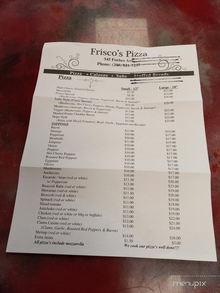 Frisco's Pizza - New Haven, CT