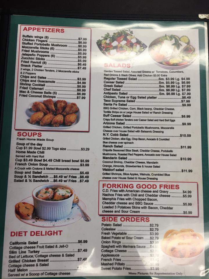Columbia Diner - Valatie, NY menu_pic