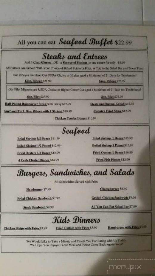 Rustic Kitchen - Kosciusko, MS menu_pic