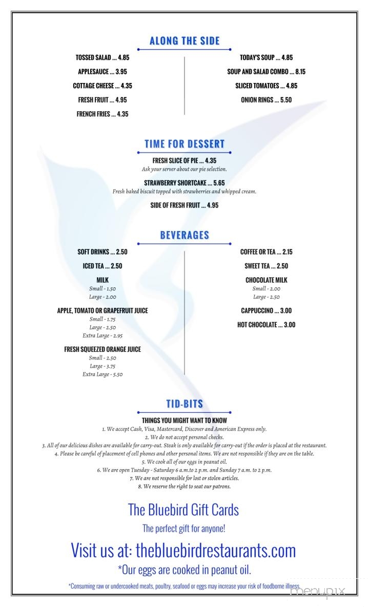 The Bluebird Restaurant - Fort Wayne, IN