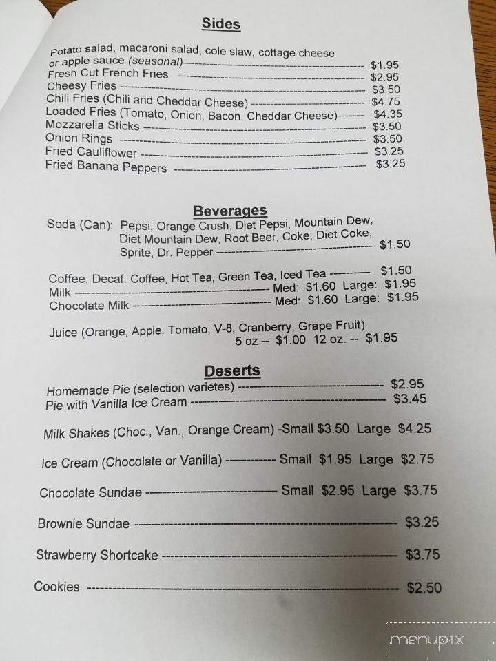 Suky's Diner - Towanda, PA menu_pic
