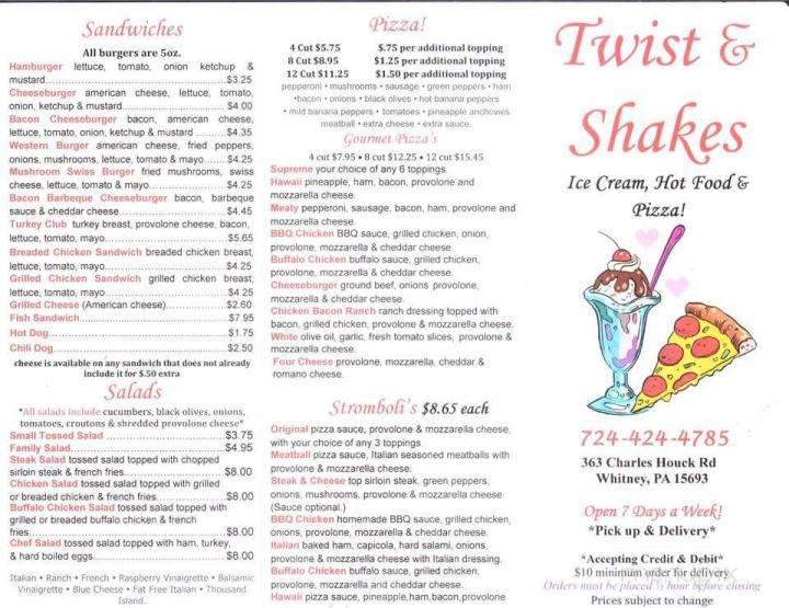 Twist & Shakes Ice Creamery - Latrobe, PA