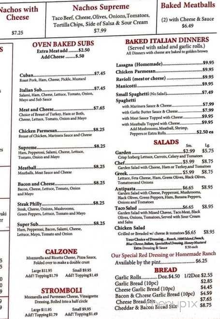 Judy's Pizza - Hawthorne, FL menu_pic