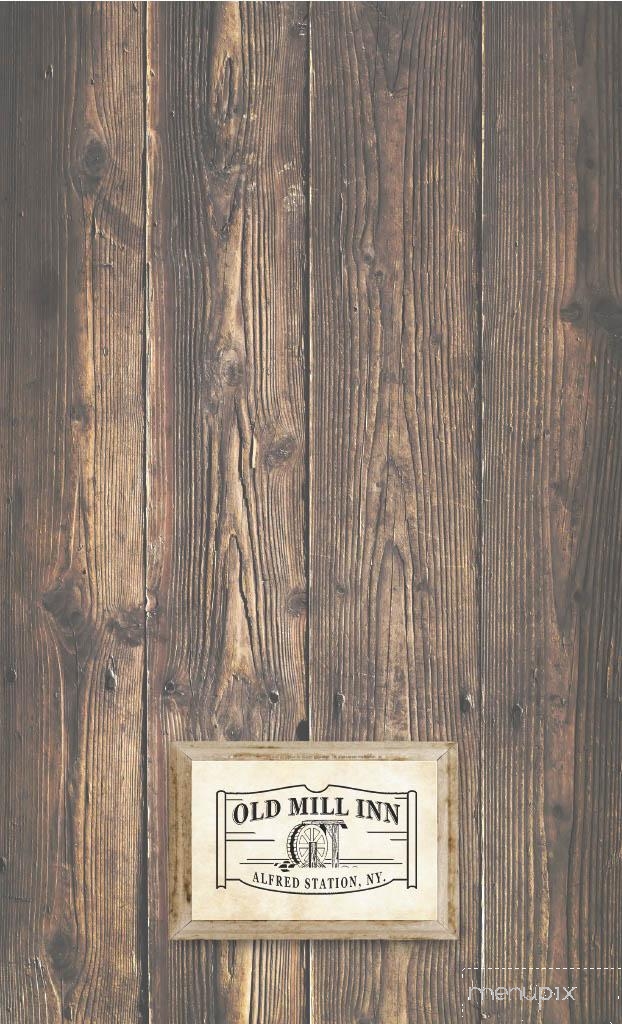 Old Mill - Alfred Station, NY menu_pic