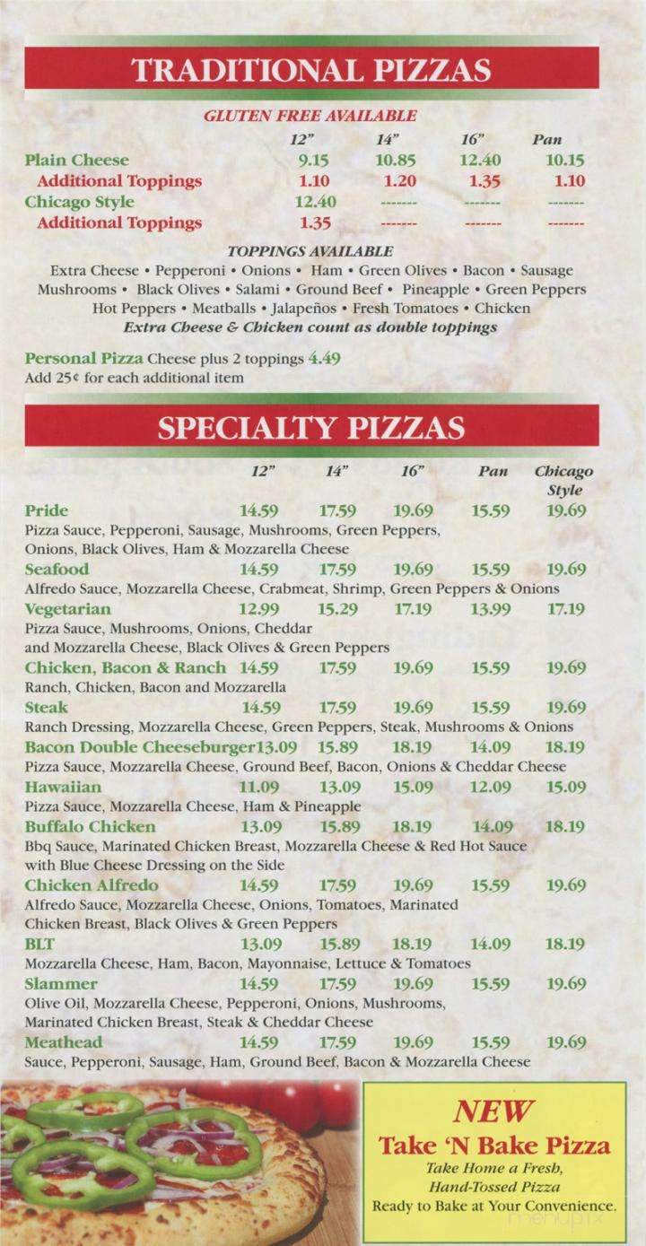 Mancino's Pizza & Grinders - Ludington, MI menu_pic