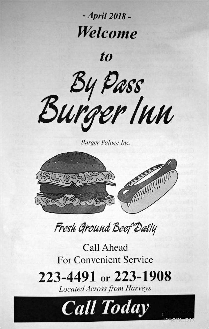 Burger Inn - Greenwood, SC menu_pic