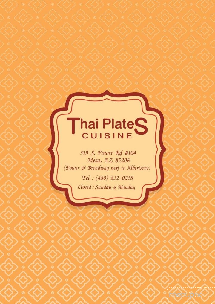 Thai Plates Cuisine - Mesa, AZ