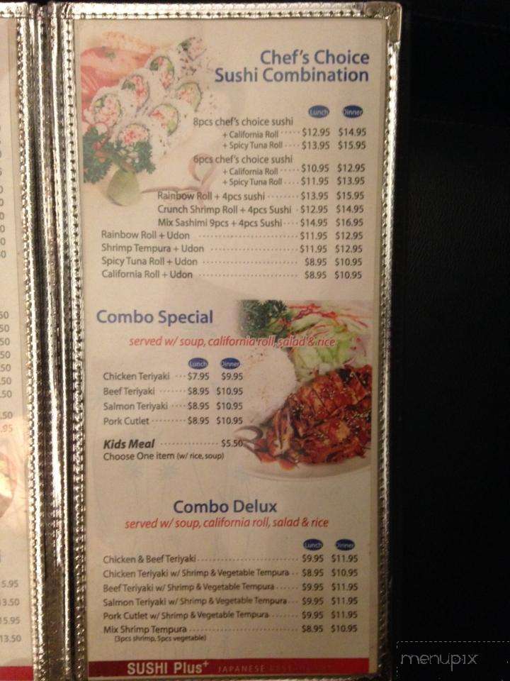 Sushi Plus - Montrose, CA menu_pic