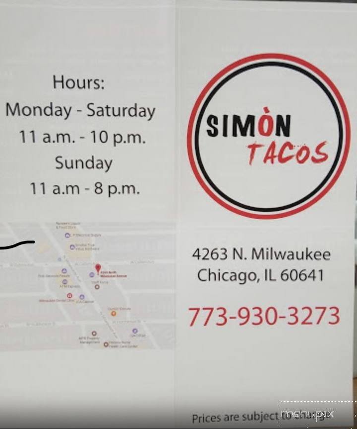 Simon's Tacos - Chicago, IL