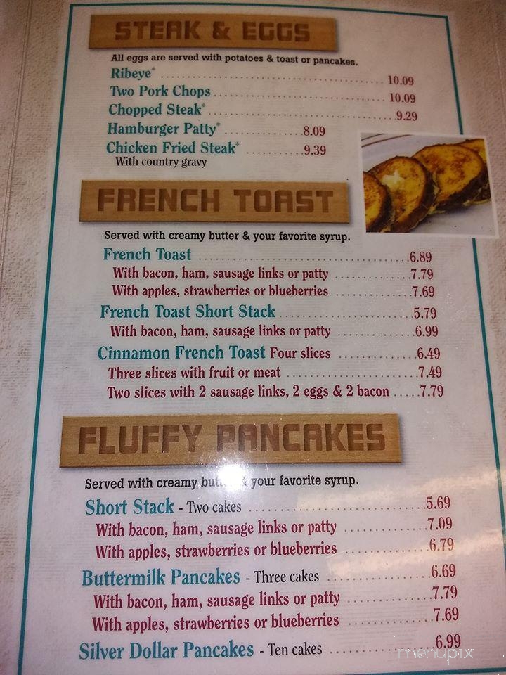 Two Angels Family Restaurant - Antigo, WI menu_pic