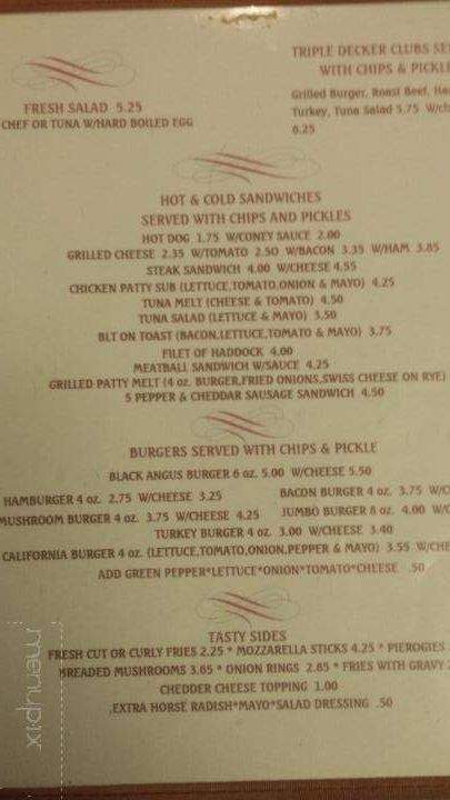 Hamburg Diner - Hamburg, PA menu_pic