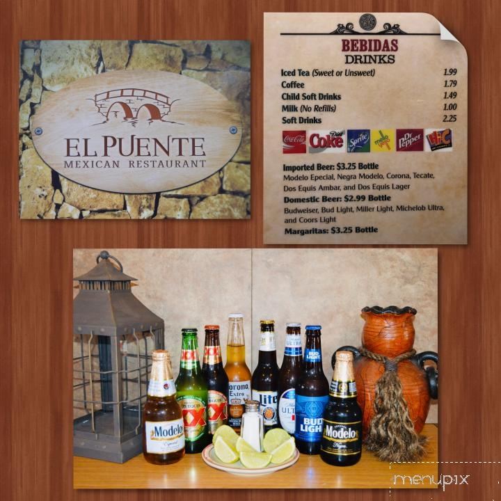 El Puente - Newport, AR menu_pic