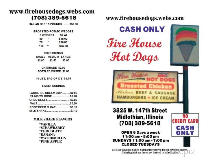 Firehouse Hot Dogs - Midlothian, IL